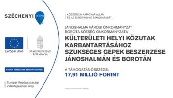 Külterületi helyi közutak karbantartásához