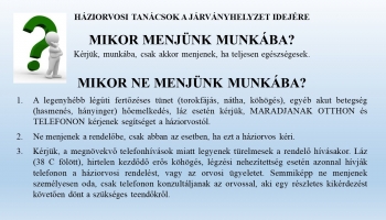 A város Vezetése újra felhívja a figyelmet