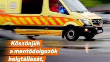 Köszönjük a mentődolgozók helytállását