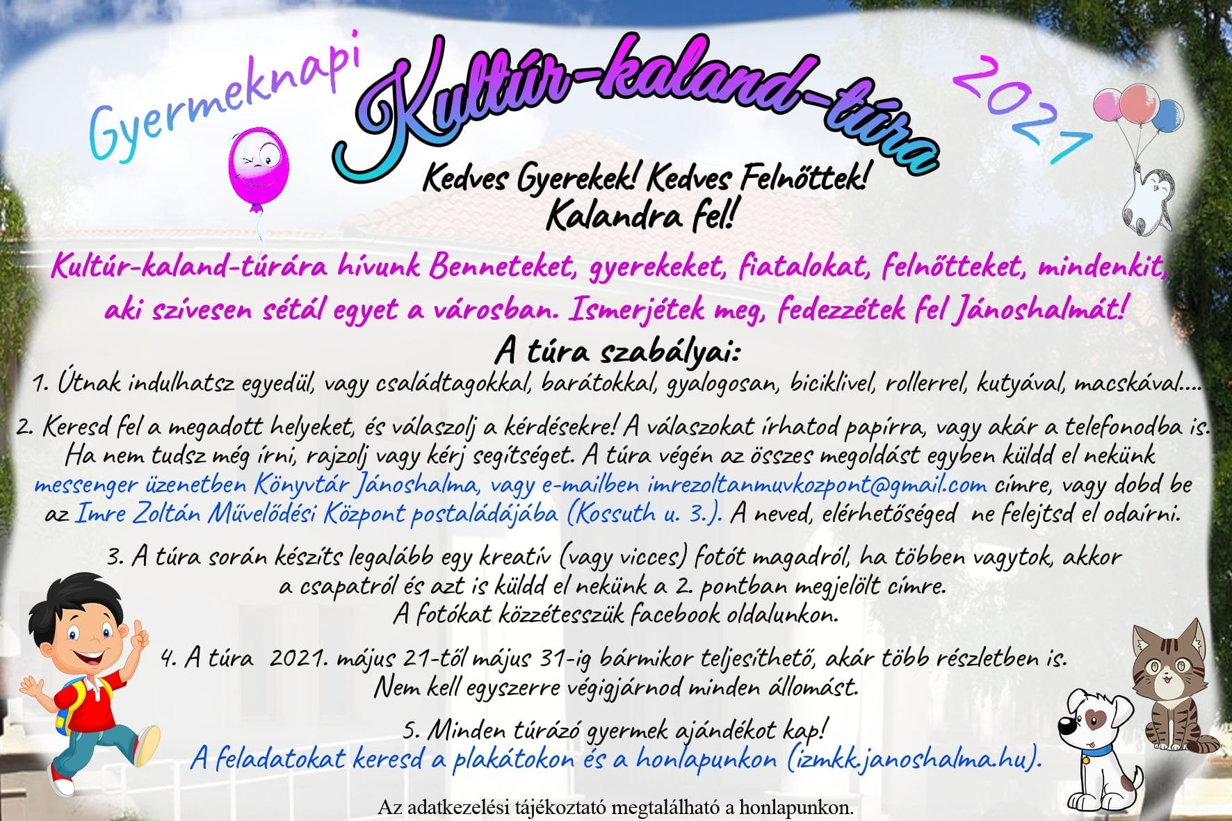 Gyermeknapi kultúr - kaland - túra