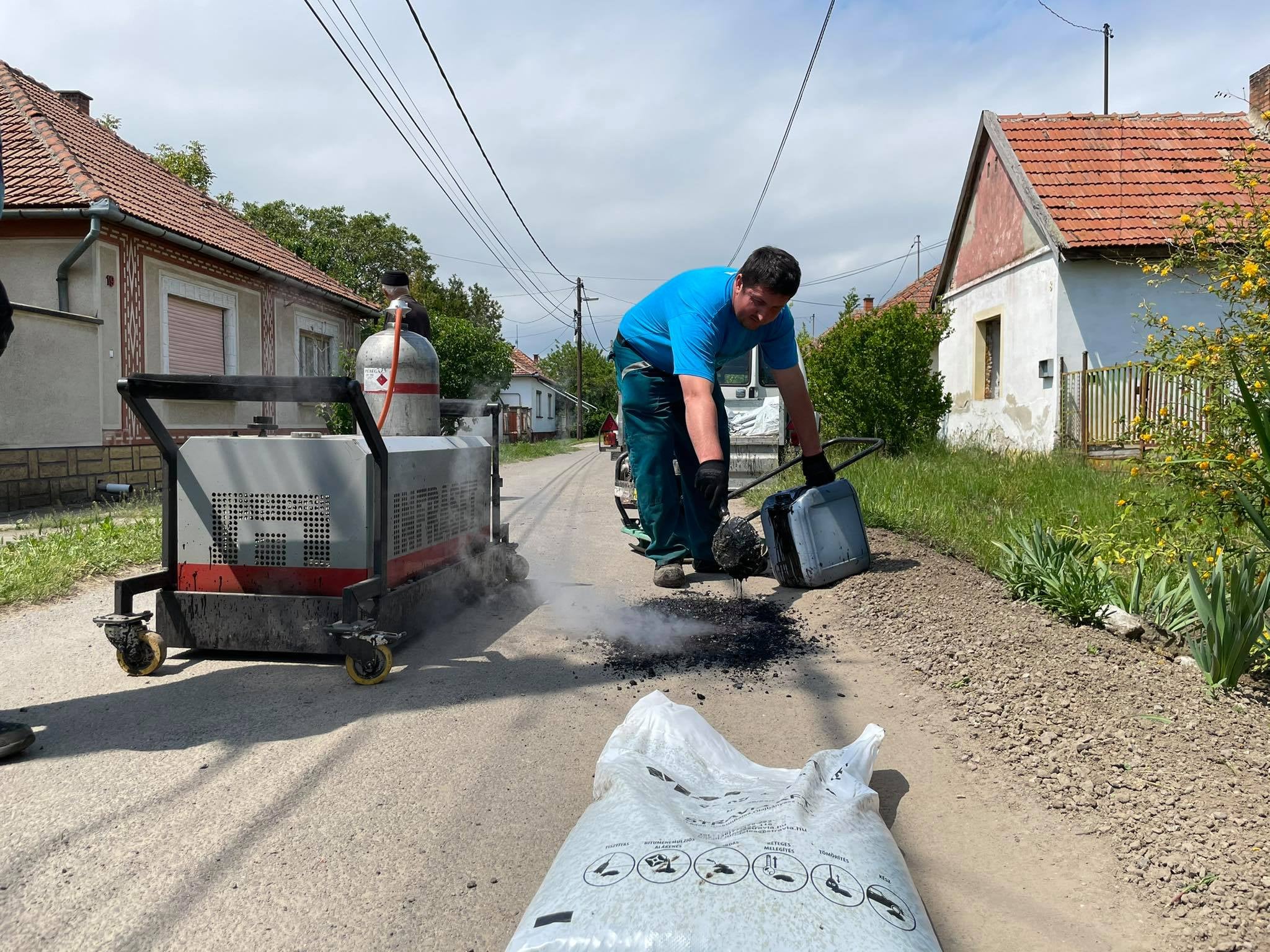 Önkormányzati tulajdonú utak kátyúzása
