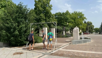 Felfrissülést kínál a Béke téri párakapu