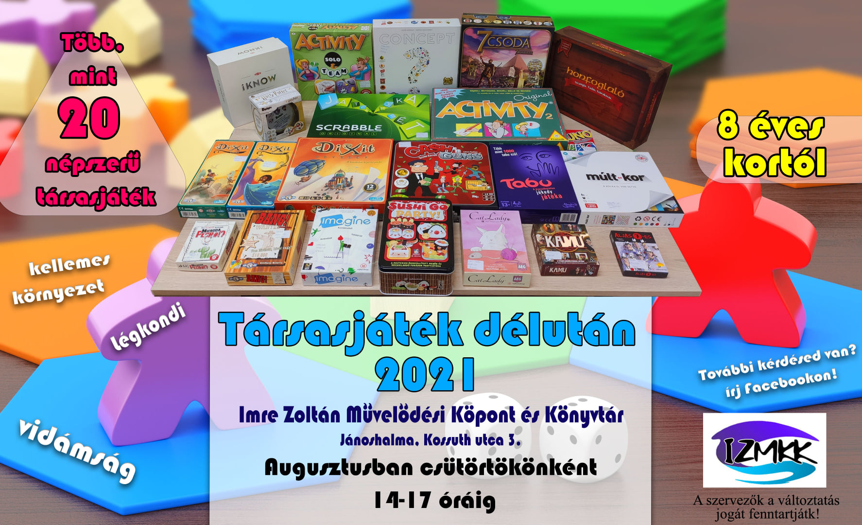 Társasjáték délután 2021