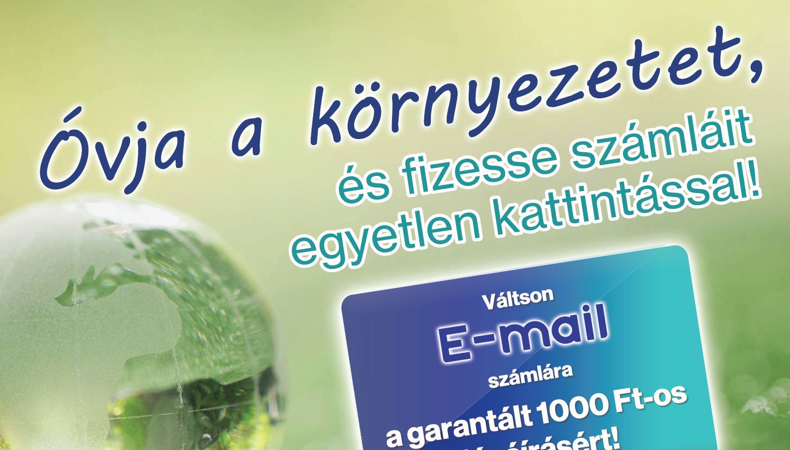 Fizesse számláit egyetlen kattintással