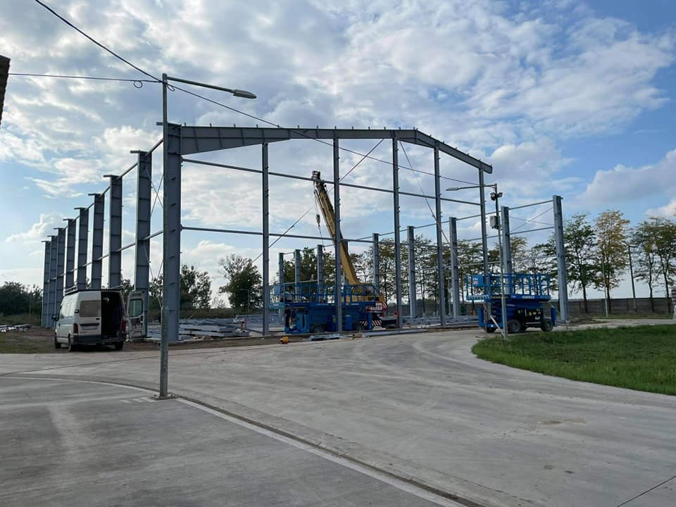 Épül a Hűtőház - Jánoshalma Iparterület