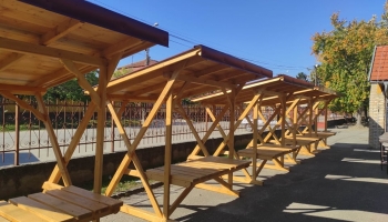 Új elárusító pavilonok - Városi Piac