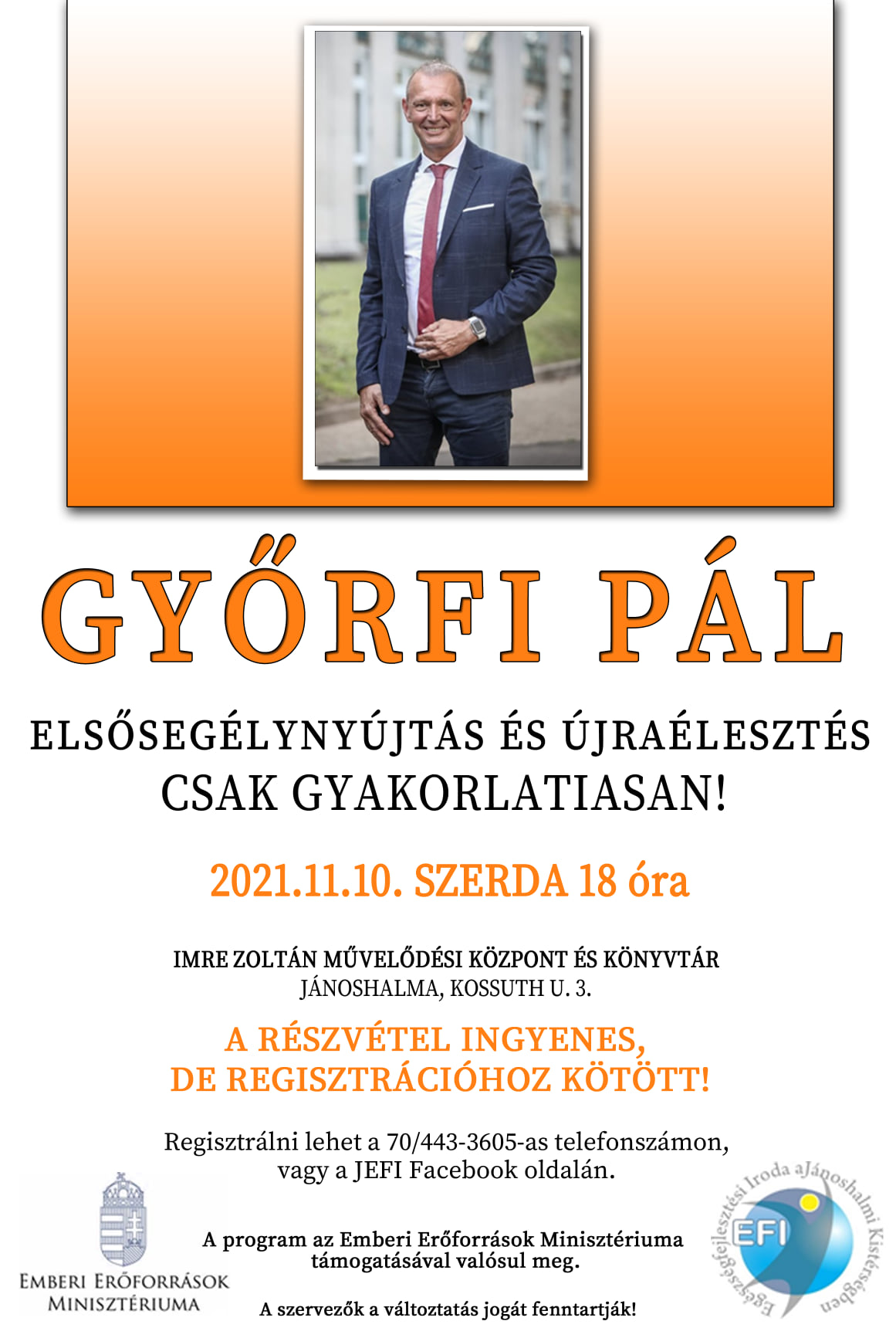 Győrfi Pál - elsősegélynyújtás