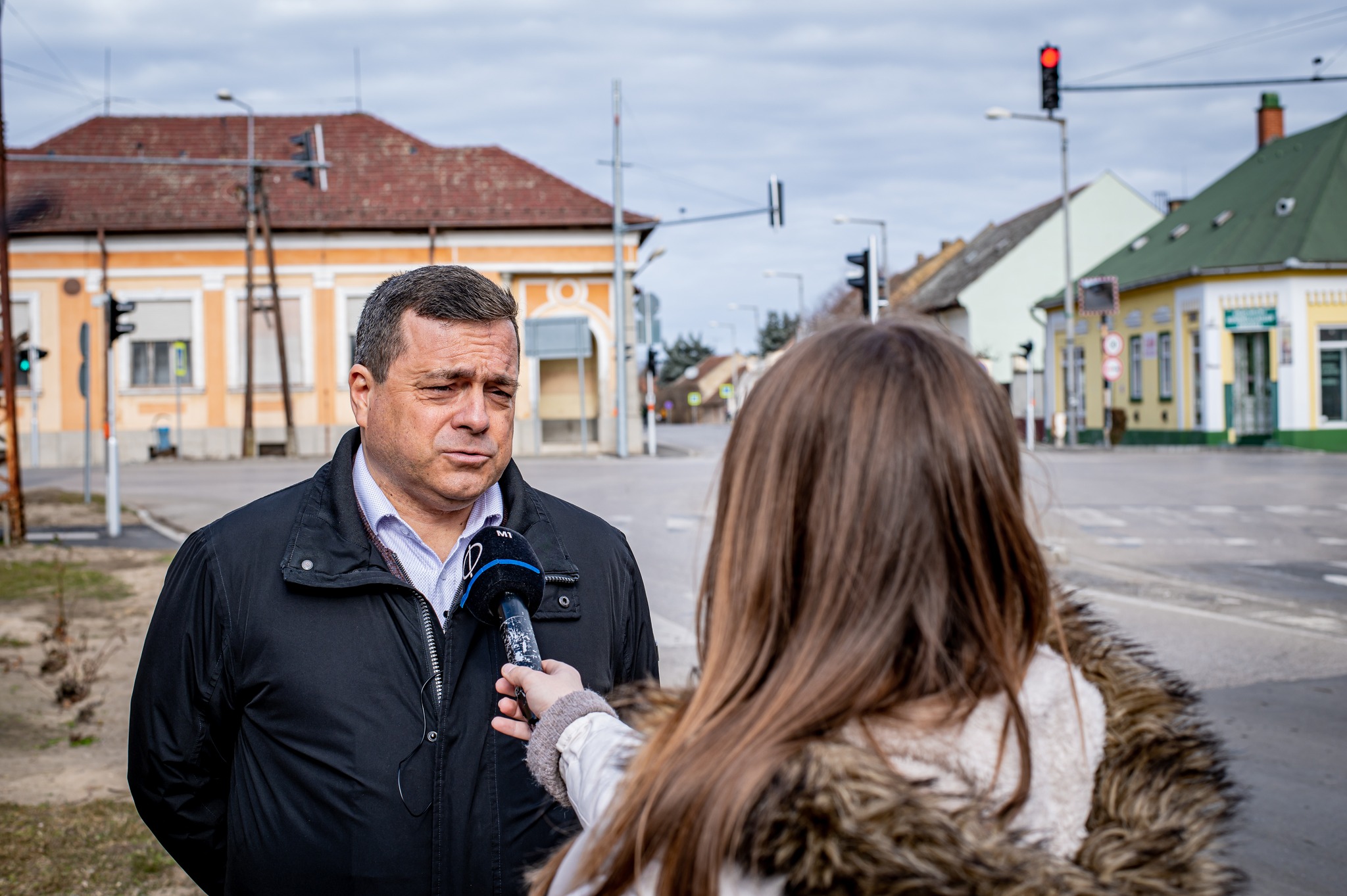 Az M1 televízió stábja forgatott Jánoshalmán. 