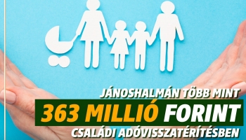 Jánoshalmán több, mint 363 millió
