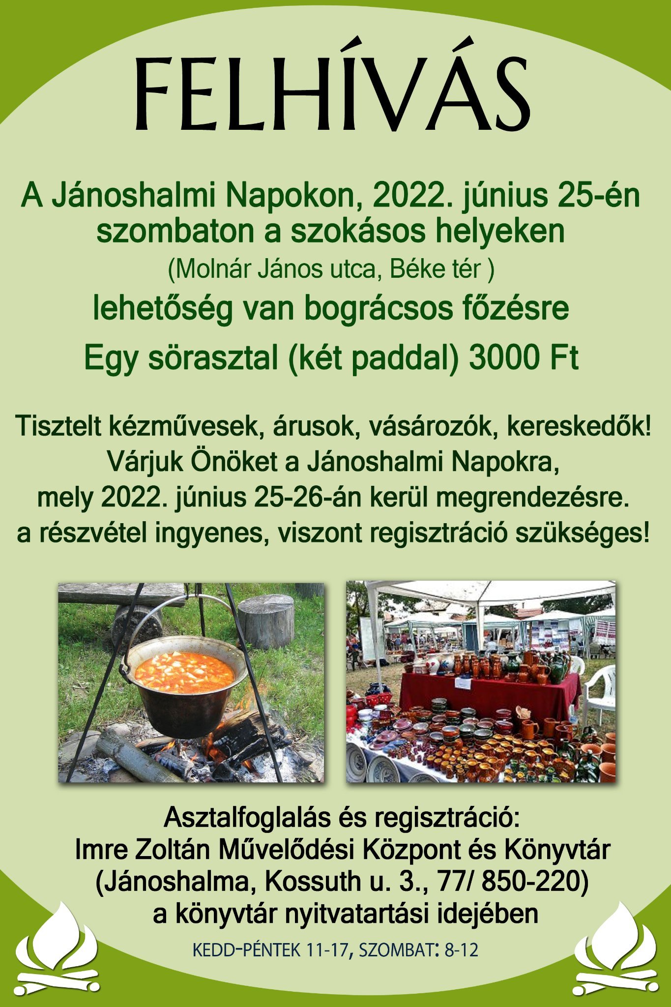 Ünnepeljünk együtt! - Asztalfoglalás