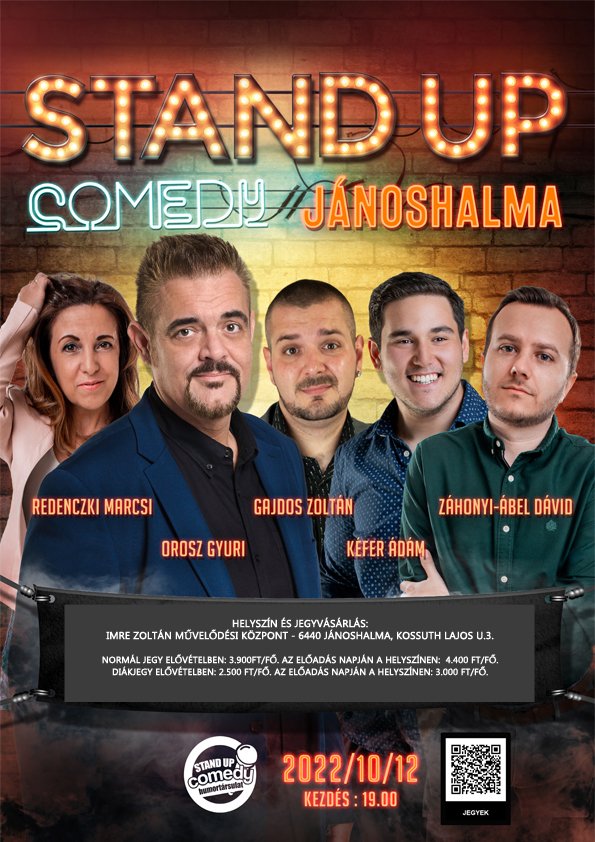 Hahó stand up comedy rajongók!
