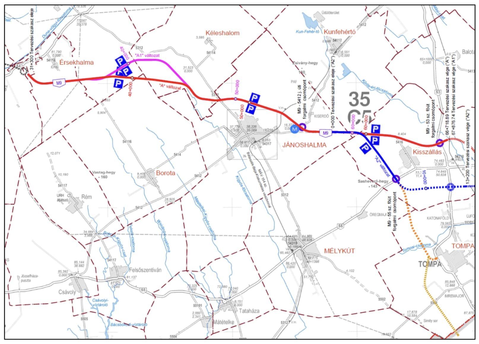 Közmeghallgatás - M9 autópálya kedd 10:30