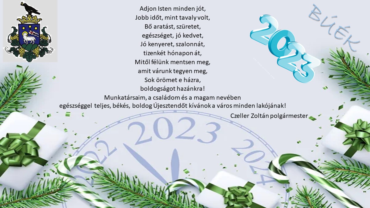 Békés, boldog Újesztendőt kívánunk!