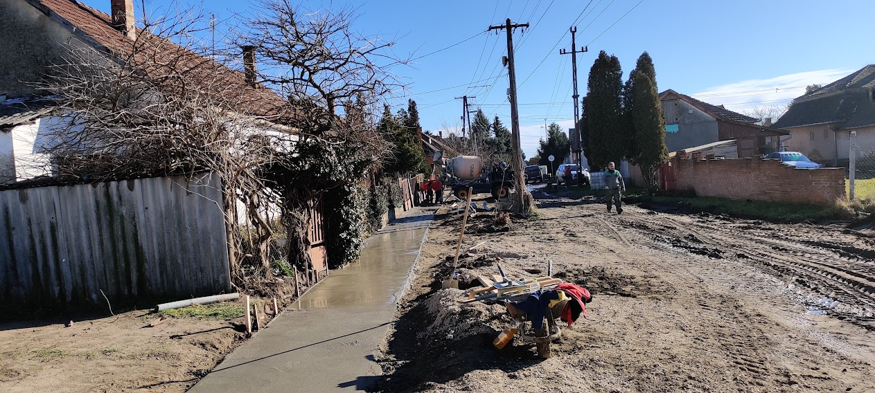 Folytatódik az Önkormányzat járdaépítési programja