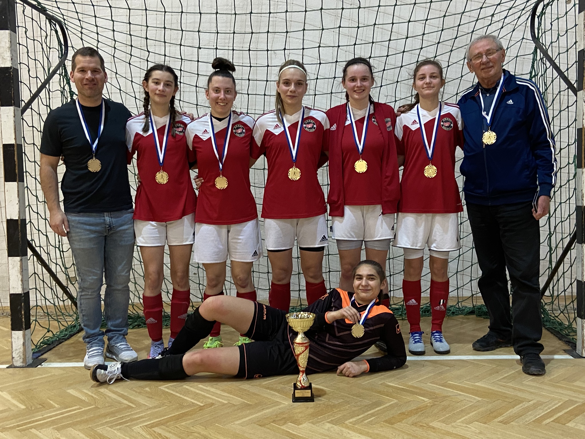 A jánoshalmi Arany Bácska Egyesület megnyerte a női U20-as futsal tornát!
