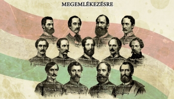 Aradi Vértanúk tiszteletére megemlékezés