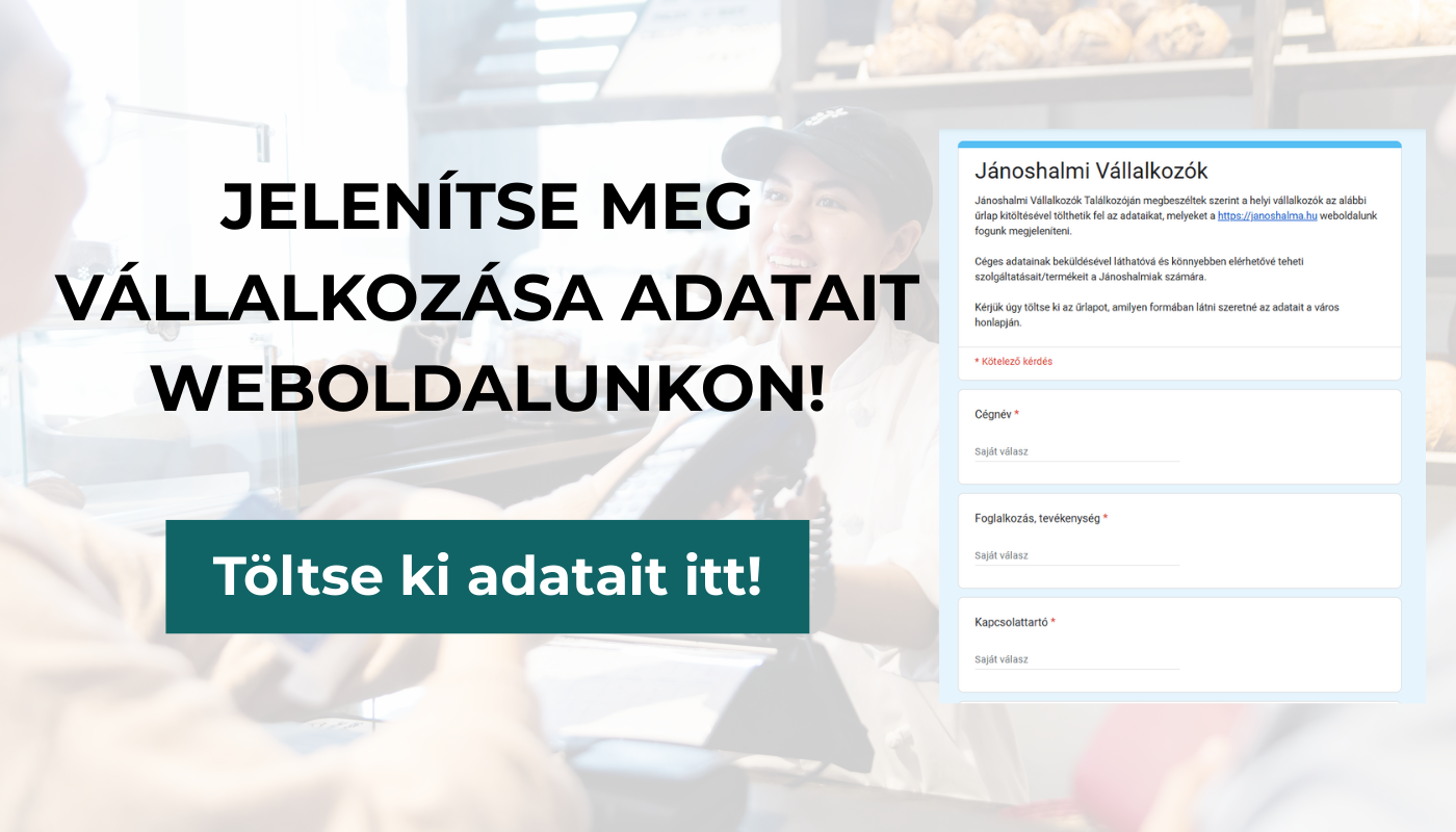 Vállalkozói űrlap